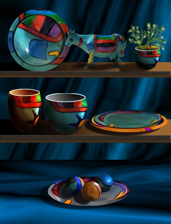 Creation of Souvenirs In Blue: Step 6